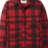 Mackinaw Cruiser takki, Red/Black Plaid-Filson Outlet