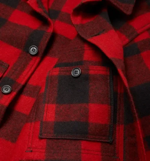 Mackinaw Cruiser takki, Red/Black Plaid-Filson Outlet