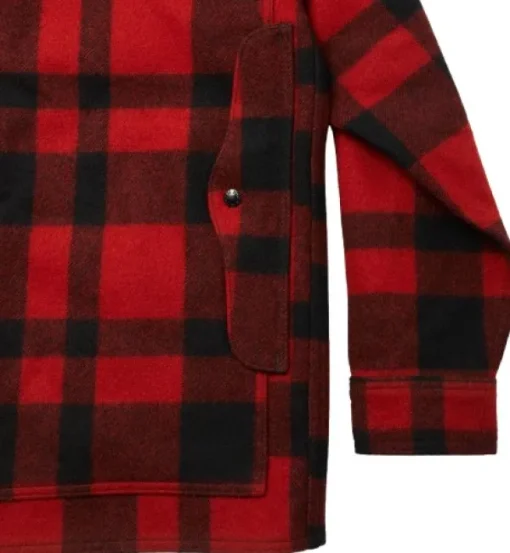 Mackinaw Cruiser takki, Red/Black Plaid-Filson Outlet
