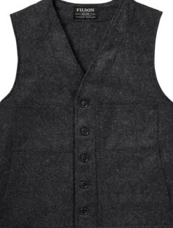 Mackinaw Wool Vest metsästysliivi, tummanharmaa-Filson New