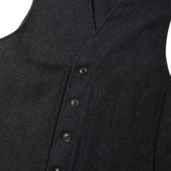 Mackinaw Wool Vest metsästysliivi, tummanharmaa-Filson New
