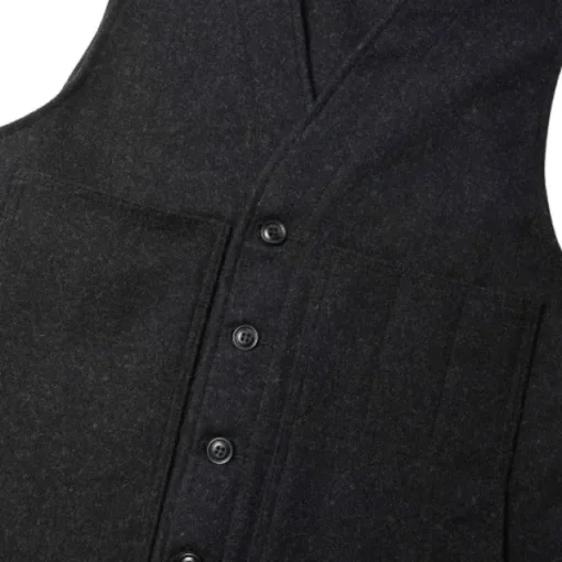 Mackinaw Wool Vest metsästysliivi, tummanharmaa-Filson New