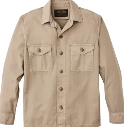 M's Field Jac-Shirt Gray Khaki-Filson Outlet