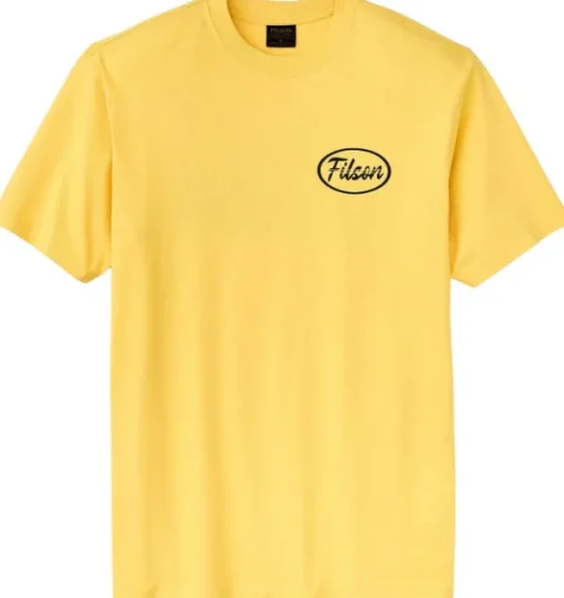 M's S/S Frontier Graphic T-Shirt Aspen Gold / Sun-Filson Hot