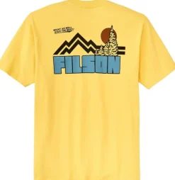 M's S/S Frontier Graphic T-Shirt Aspen Gold / Sun-Filson Hot