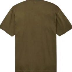 M's S/S Frontier Solid T-Shirt Dark Olive-Filson Best