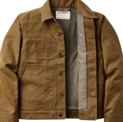 Filson Short Lined Cruiser vahatakki, Dark Tan Fashion