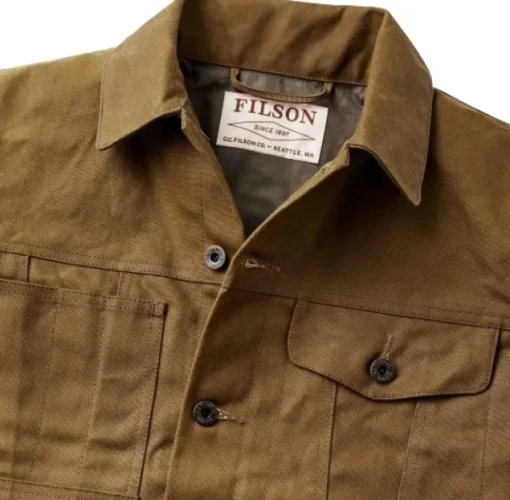 Filson Short Lined Cruiser vahatakki, Dark Tan Fashion