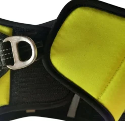FinNero HALI liivivaljaat, L, musta/keltainen Clearance
