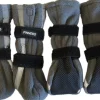 FinNero Hundsko HALLA koiran tossut, M-L, 4-pack, Reflex Grå Clearance