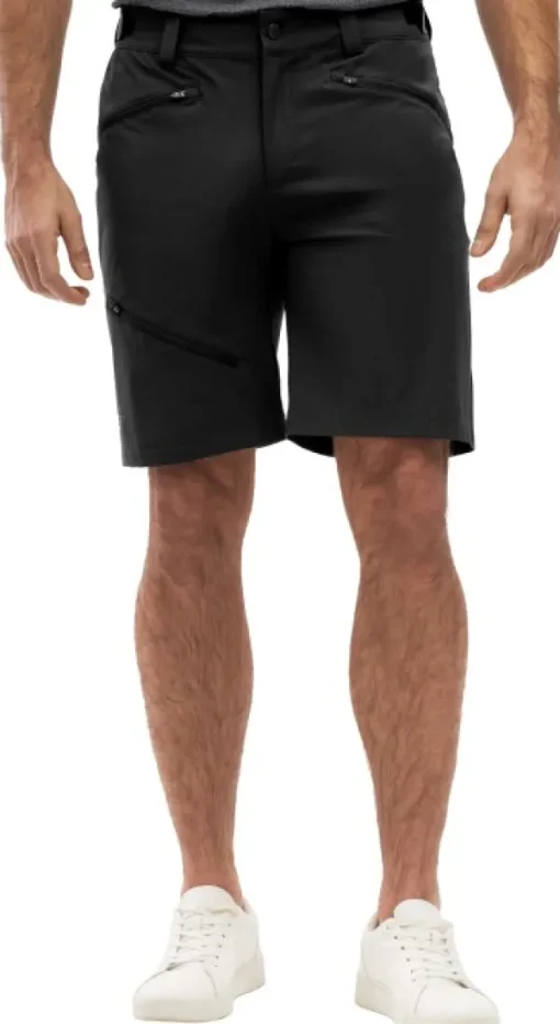 Elvedalen Shorts M's Black Solid-Five Seasons Hot