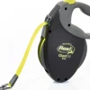 Flexi Neon Giant M, musta/neon, 8 m Fashion