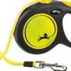 Flexi New NEON kelatalutin L, 5 m, musta/neonkeltainen Outlet