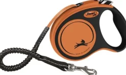 Flexi XTREME nauhakelatalutin S, 5 m, musta/oranssi New
