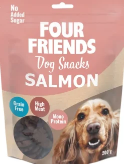Four Friends Dog Snacks Salmon koiran lohiherkku, 200 g Fashion