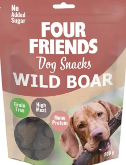 Dog Snacks Wild Boar koiran villisikaherkku, 200 g-Four Friends Discount