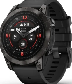 EPIX PRO (G2) 47mm Sapphire Carbon Grey DLC Titanium with Black Band-Garmin Outlet
