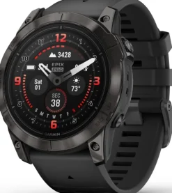 EPIX PRO (G2) 51mm Sapphire Carbon Grey DLC Titanium with Black Band-Garmin Sale