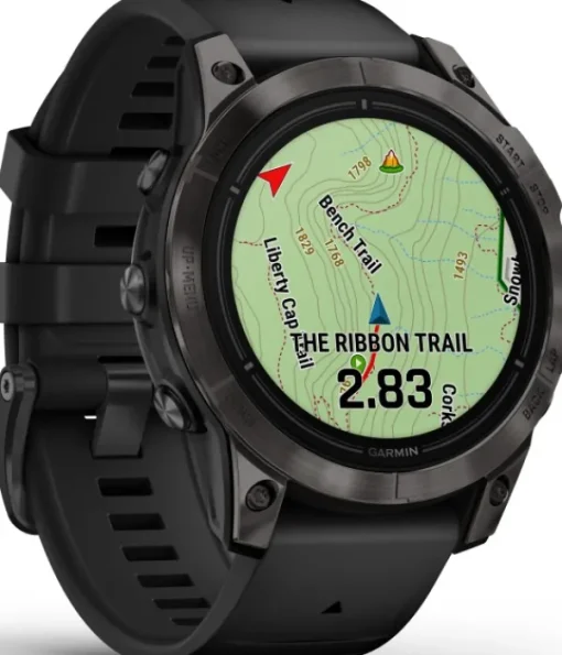 EPIX PRO (G2) 47mm Sapphire Carbon Grey DLC Titanium with Black Band-Garmin Outlet