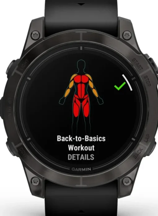 EPIX PRO (G2) 47mm Sapphire Carbon Grey DLC Titanium with Black Band-Garmin Outlet