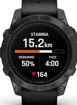 EPIX PRO (G2) 47mm Sapphire Carbon Grey DLC Titanium with Black Band-Garmin Outlet