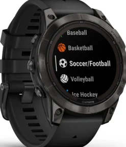 Garmin Fenix 7 Pro Sapphire Solar Carbon Grey DLC Titanium with Black Band Best