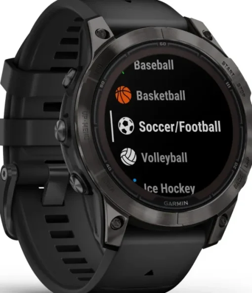 Garmin Fenix 7 Pro Sapphire Solar Carbon Grey DLC Titanium with Black Band Best
