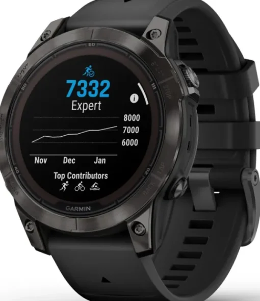 Garmin Fenix 7 Pro Sapphire Solar Carbon Grey DLC Titanium with Black Band Best