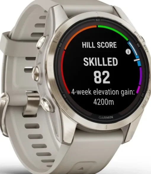 Fenix 7S Pro Sapphire Solar Soft Gold with Light Sand Band-Garmin Fashion