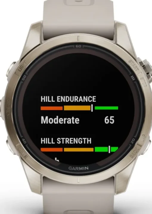 Fenix 7S Pro Sapphire Solar Soft Gold with Light Sand Band-Garmin Fashion