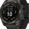 Garmin Fenix 7X Pro Sapphire Solar Carbon Grey DLC Titanium with Black Band New