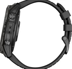Garmin Fenix 7X Pro Sapphire Solar Carbon Grey DLC Titanium with Black Band New