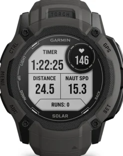 Instinct 2X Solar älykello, tummanharmaa-Garmin Sale