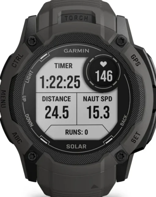 Instinct 2X Solar älykello, tummanharmaa-Garmin Sale