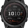 Tactix 7 Pro Ballistics Solar -älykello, tummanharmaa (musta nailonhihna)-Garmin Fashion