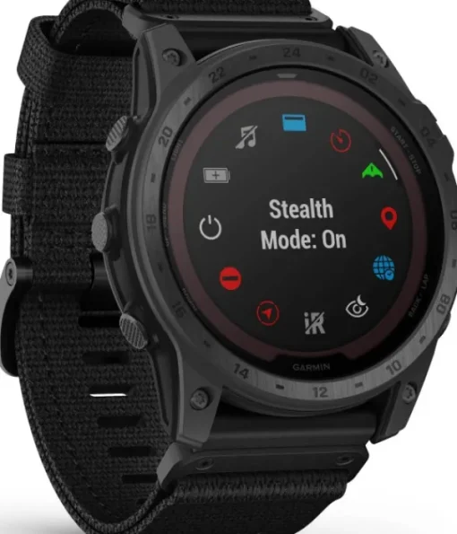 Tactix 7 Pro Ballistics Solar -älykello, tummanharmaa (musta nailonhihna)-Garmin Fashion
