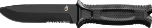 Gerber Strongarm Fixed Serrated Black New