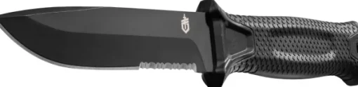 Gerber Strongarm Fixed Serrated Black New