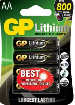 GP Batteries GP AA-litiumparistot 1.5V 15LF-2U4 4-pack Hot