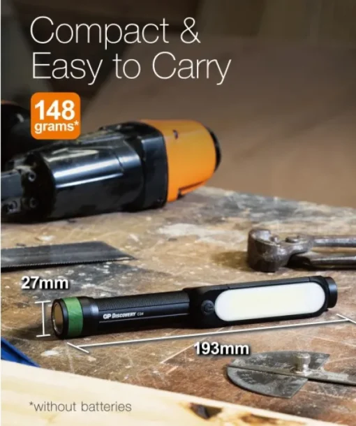 GP Discovery Cob Torch C34 taskulamppu-GP Lighting New