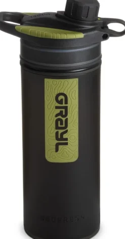 GeoPress Purifier Bottle vedensuodatin, Black Camo-Grayl Outlet