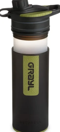 GeoPress Purifier Bottle vedensuodatin, Black Camo-Grayl Outlet