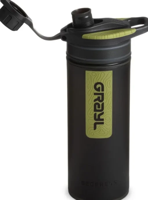 GeoPress Purifier Bottle vedensuodatin, Black Camo-Grayl Outlet