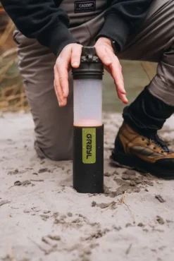 GeoPress Purifier Bottle vedensuodatin, Black Camo-Grayl Outlet