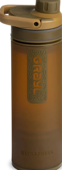 Grayl UltraPress Purifier Bottle vedensuodatin, Coyote Brown Best