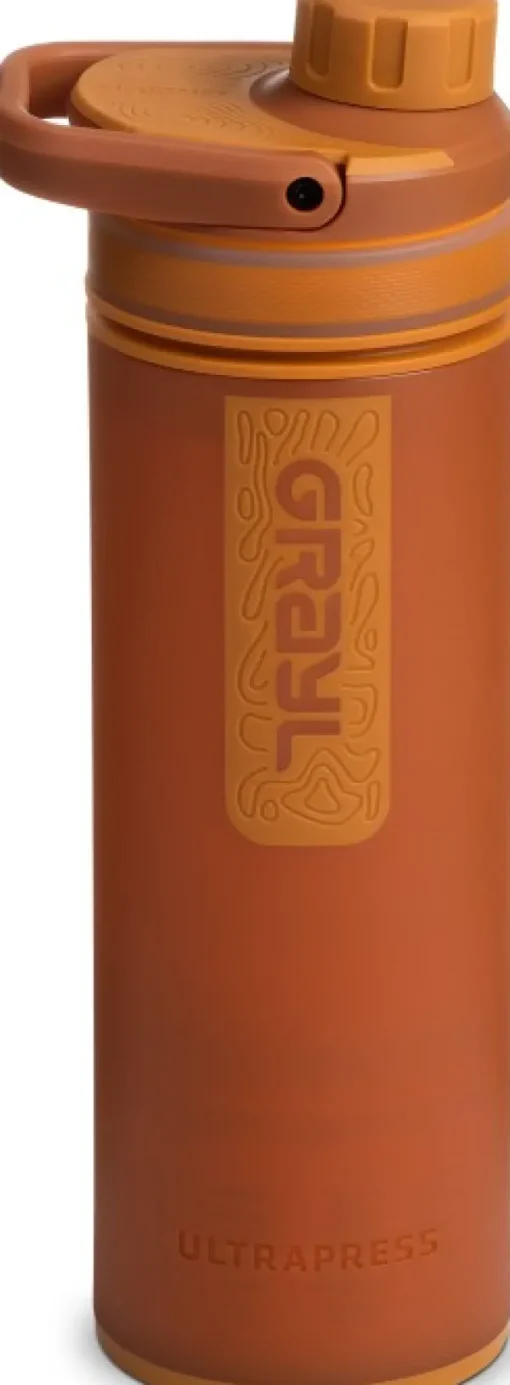 UltraPress Purifier Bottle vedensuodatin, Mojave Redrock-Grayl Hot