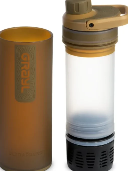 Grayl UltraPress Purifier Bottle vedensuodatin, Coyote Brown Best