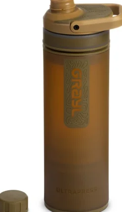 Grayl UltraPress Purifier Bottle vedensuodatin, Coyote Brown Best