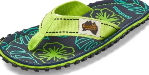 Islander Lime Hibiscus Unisex-Gumbies Fashion