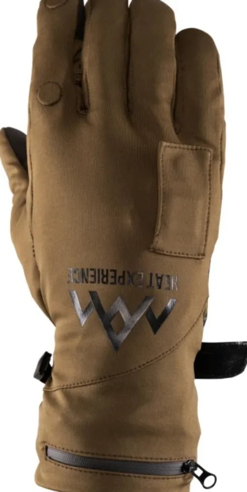Heated Hunting Gloves lämpöhanskat metsästykseen, maastonvihreä-Heat Experience Fashion